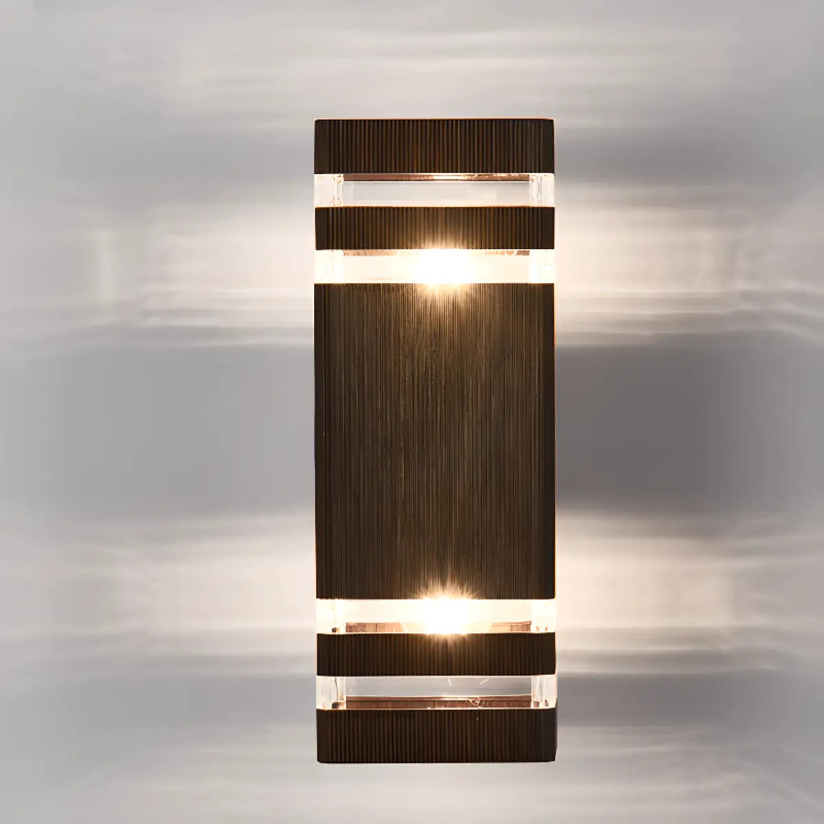 Stylish Cylindrical Exterior Ambience Wall Light Black Image - 19