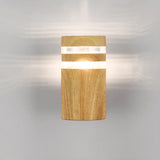 Stylish Cylindrical Exterior Ambience Wall Light Black Image - 6