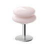 Stylish Double Layer Round Glass Iron Base Table Lamp Image - 9