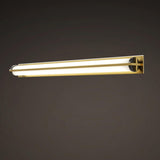 Stylish Double Light Bars Gold Vanity Sconce Light Image - 6