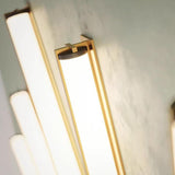 Stylish Double Light Bars Gold Vanity Sconce Light Image - 8