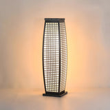 Stylish Geometric Metal Floor Outdoor Lamp Warm White Image - 6