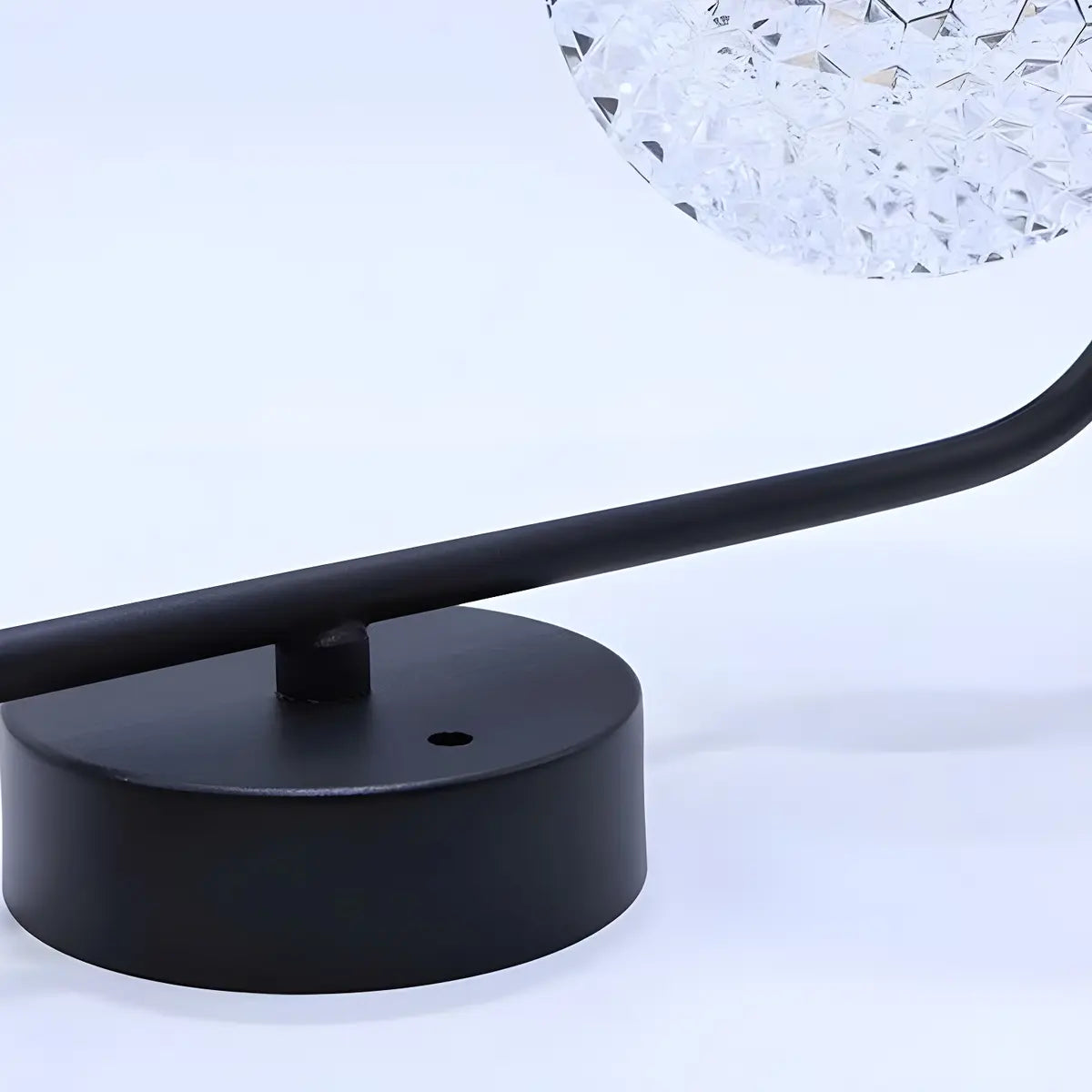 Stylish Globe Outdoor Bi-pin Small Wall Light Black Image - 8