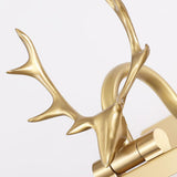 Stylish Gold Antler-Inspired LED Vanity Lights  Image - 10