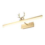 Stylish Gold Antler-Inspired LED Vanity Lights  Image - 5