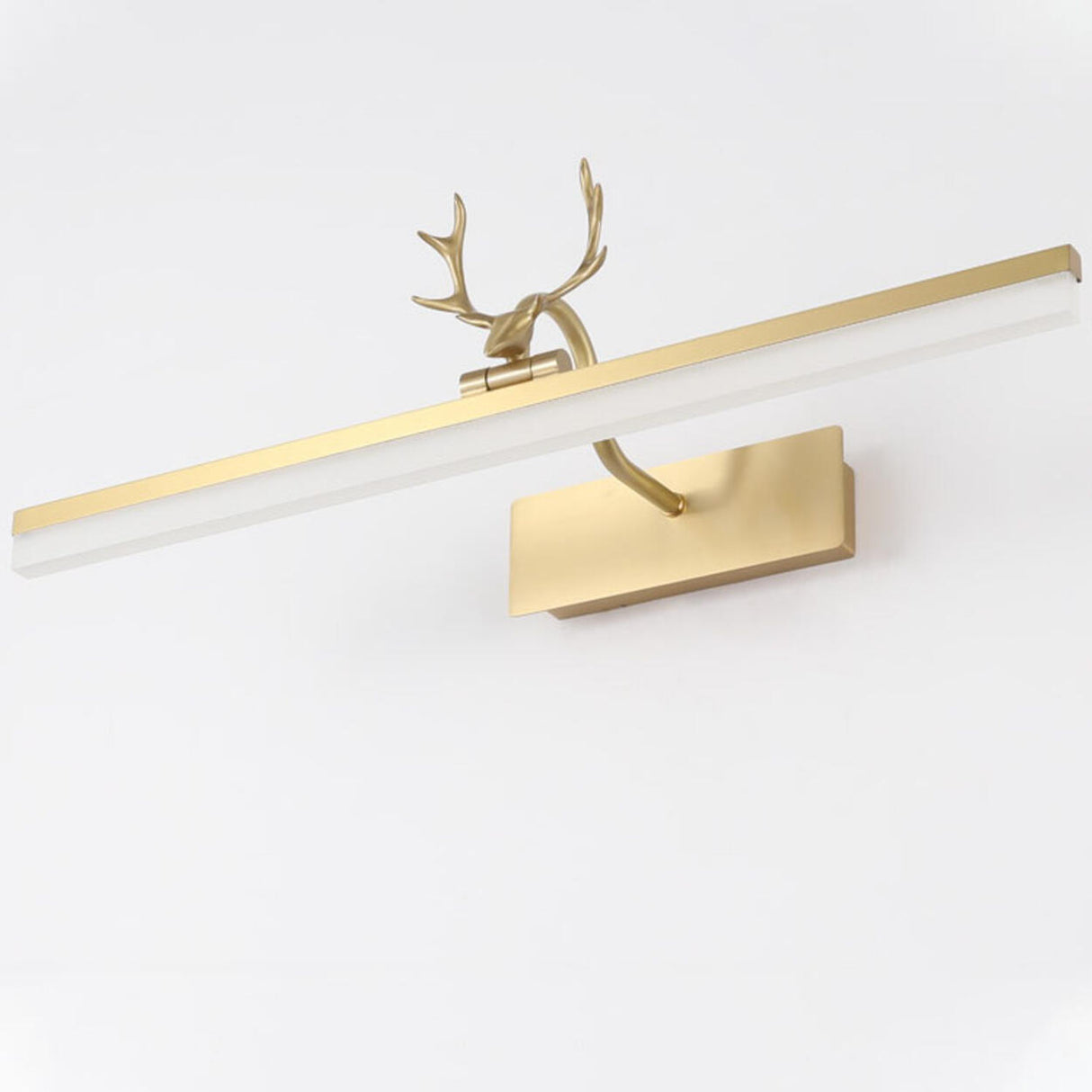 Stylish Gold Antler-Inspired LED Vanity Lights  Image - 6