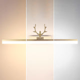 Stylish Gold Antler-Inspired LED Vanity Lights  Image - 8