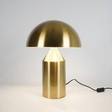 Stylish Gold Dome Geometric Iron Modern Table Lamp Image - 7