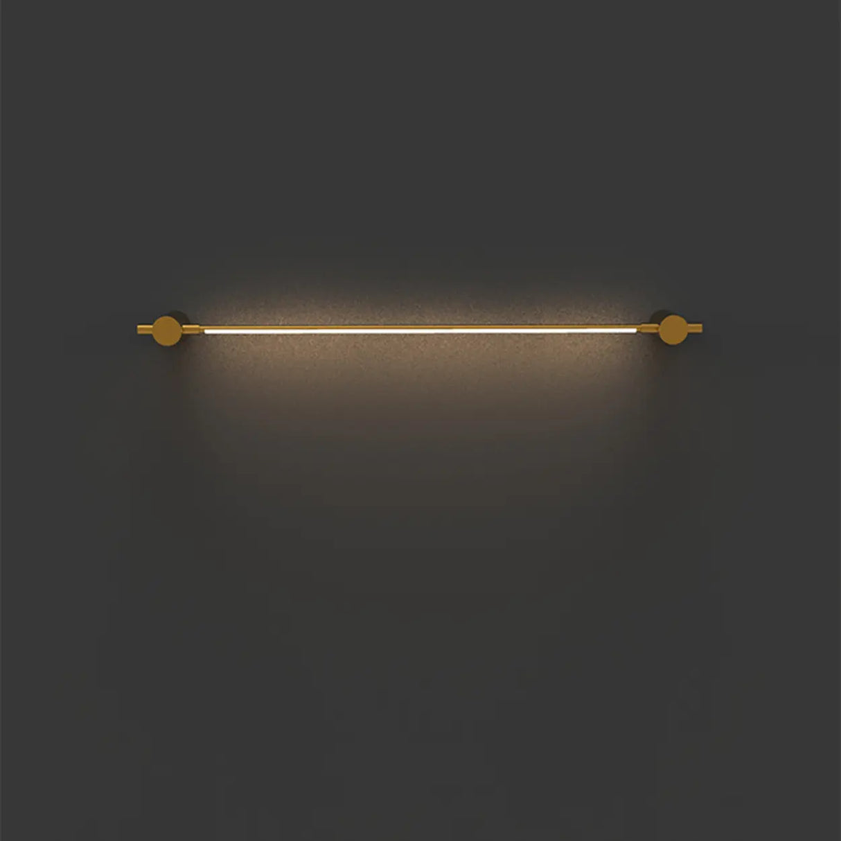 Stylish Gold Straight Linear LED Metal Vanity Light Image - 6