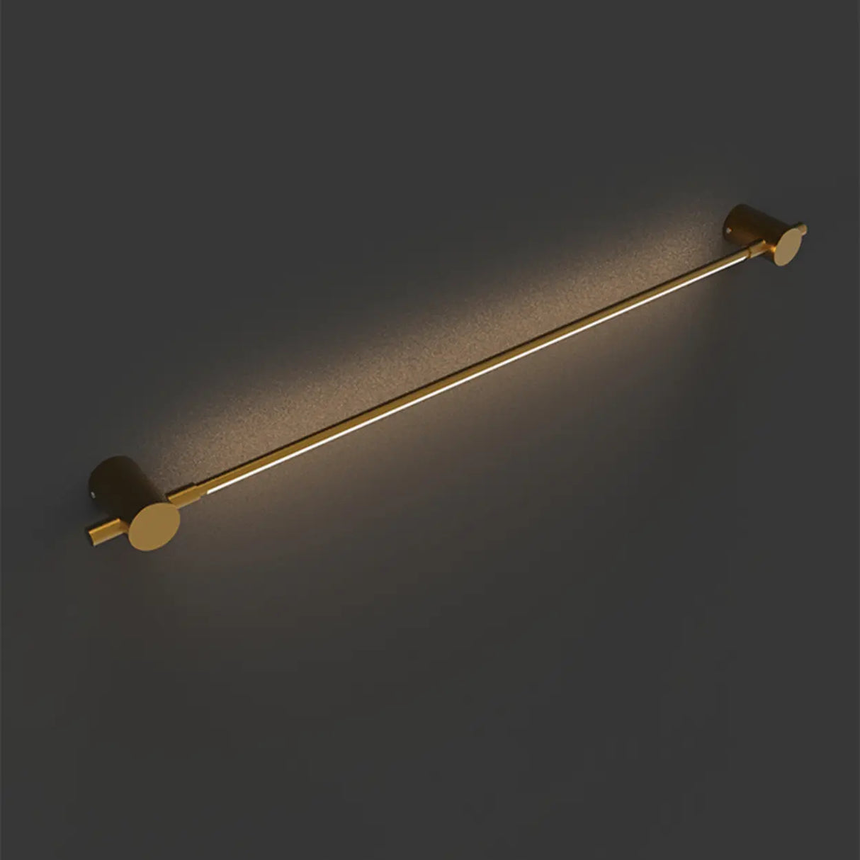 Stylish Gold Straight Linear LED Metal Vanity Light Image - 7