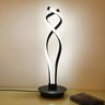 Stylish Golden Minimalist Spiral Strip LED Table Lamp Image - 4