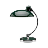 Stylish Green Metallic Shade Modern Arc Table Lamp Image - 2