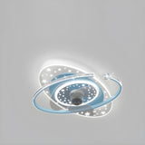 Stylish Kids Room Galaxy Ring Ceiling Fan with Light Image - 8