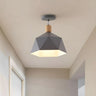 Stylish Mini Polygon LED Semi-Flush Mount Ceiling Light Image - 8