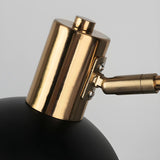 Stylish Minimalist Black Bell Shade Metal Table Lamp Image - 8