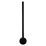 Stylish Minimalist Black Linear LED Vanity Wall Light Image - 9