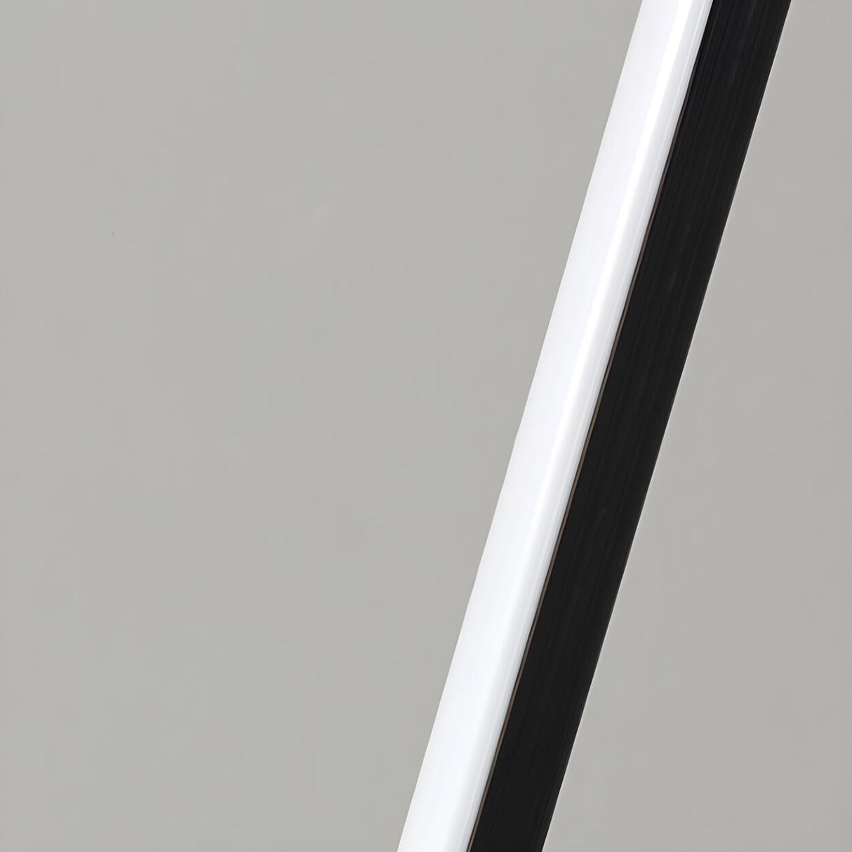 Stylish Minimalist Black Linear Oval LED Table Lamp Image - 11