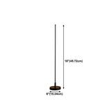 Stylish Minimalist Black Linear Oval LED Table Lamp Image - 15