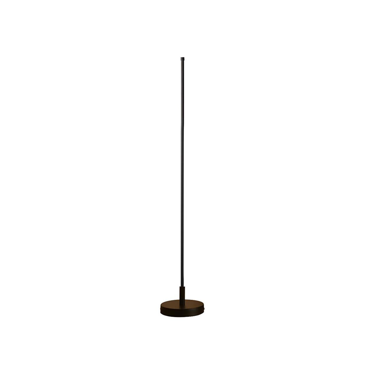 Stylish Minimalist Black Linear Oval LED Table Lamp Image - 5