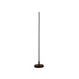 Stylish Minimalist Black Linear Oval LED Table Lamp Image - 5