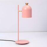 Stylish Minimalist Dome Metal Shade Bedside Table Lamp Image - 4