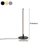 Stylish Minimalist Gold Candle Cordless LED Table Lamp #size