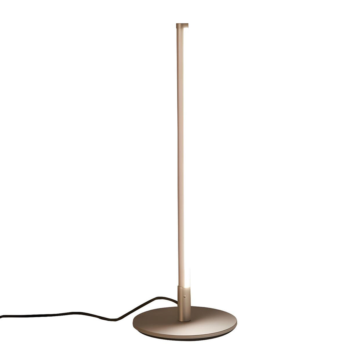 Stylish Minimalist Gold Candle Cordless LED Table Lamp Image - 5