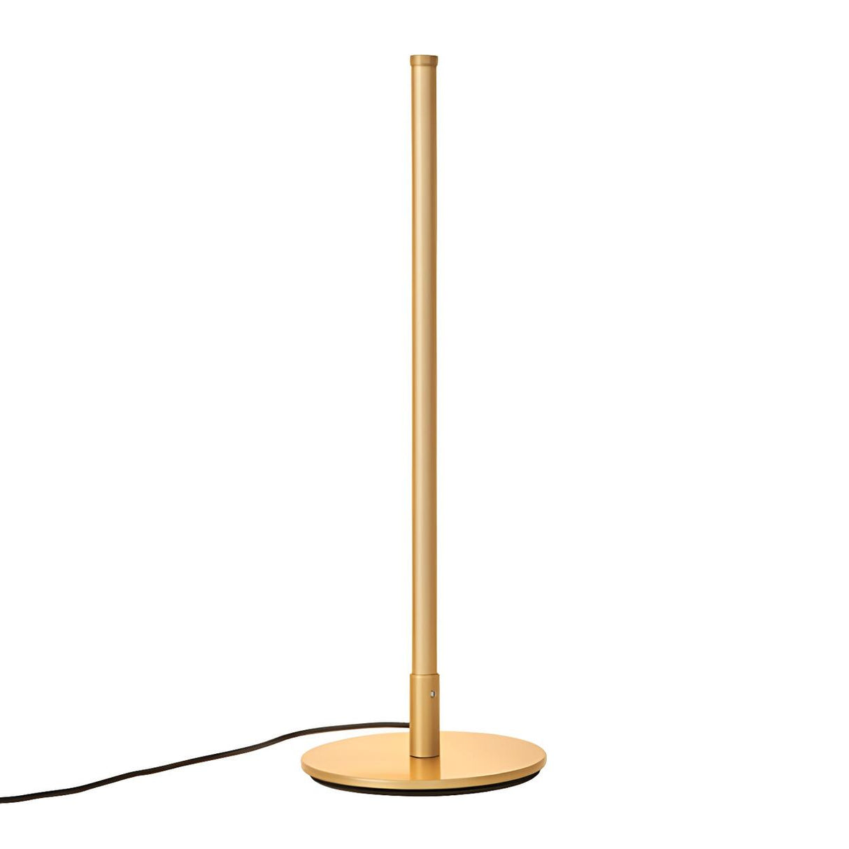 Stylish Minimalist Gold Candle Cordless LED Table Lamp Image - 8