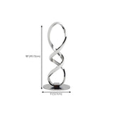 Stylish Minimalist Spiral Bar Metal LED Table Lamp #size