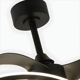 Stylish Modern Infinity Curved Ceiling Fan with Light Image - 10