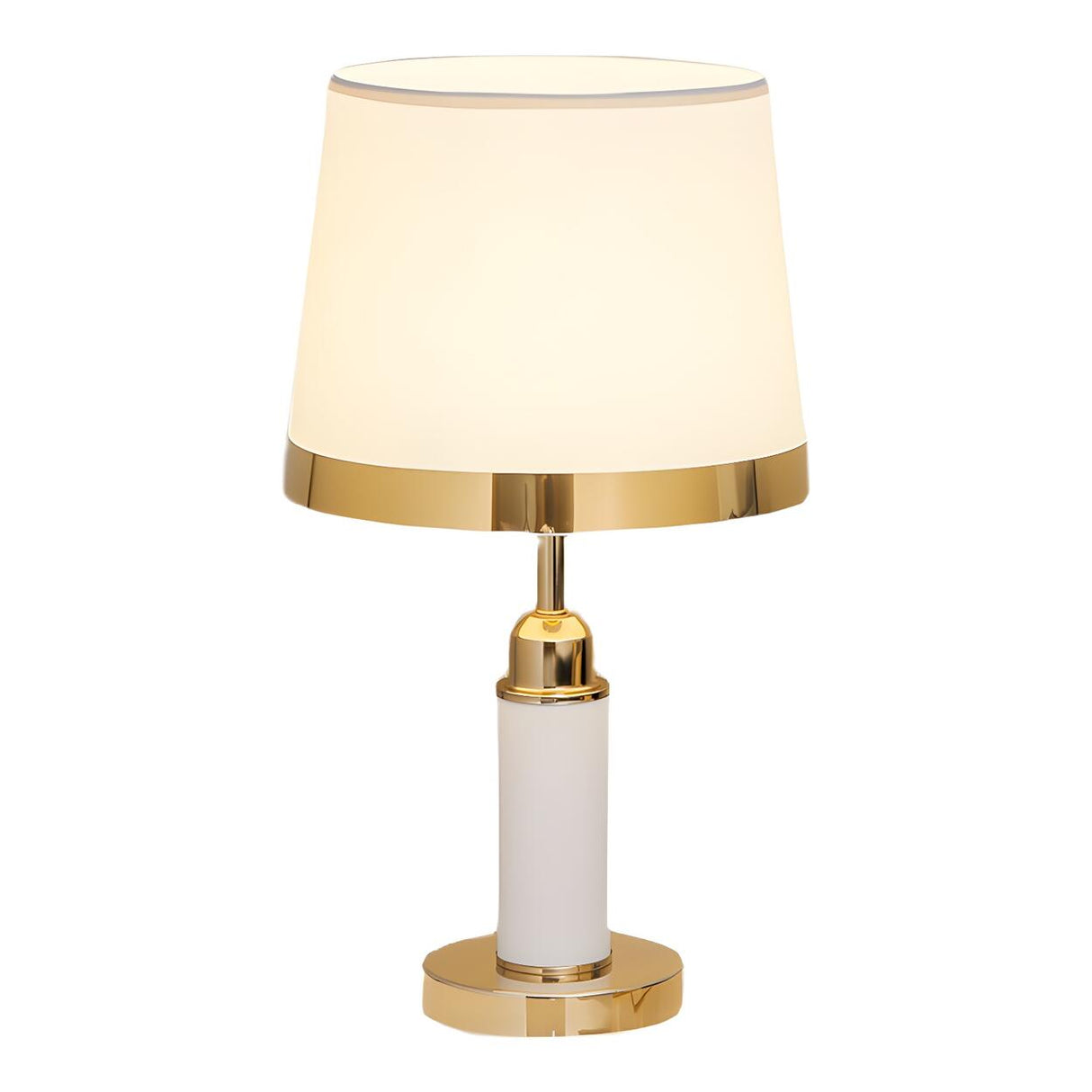 Stylish Nordic Macaron Metal Geometric Table Lamp Image - 9