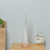 Stylish Nordic White Twist LED Aluminum Table Lamp Image - 6