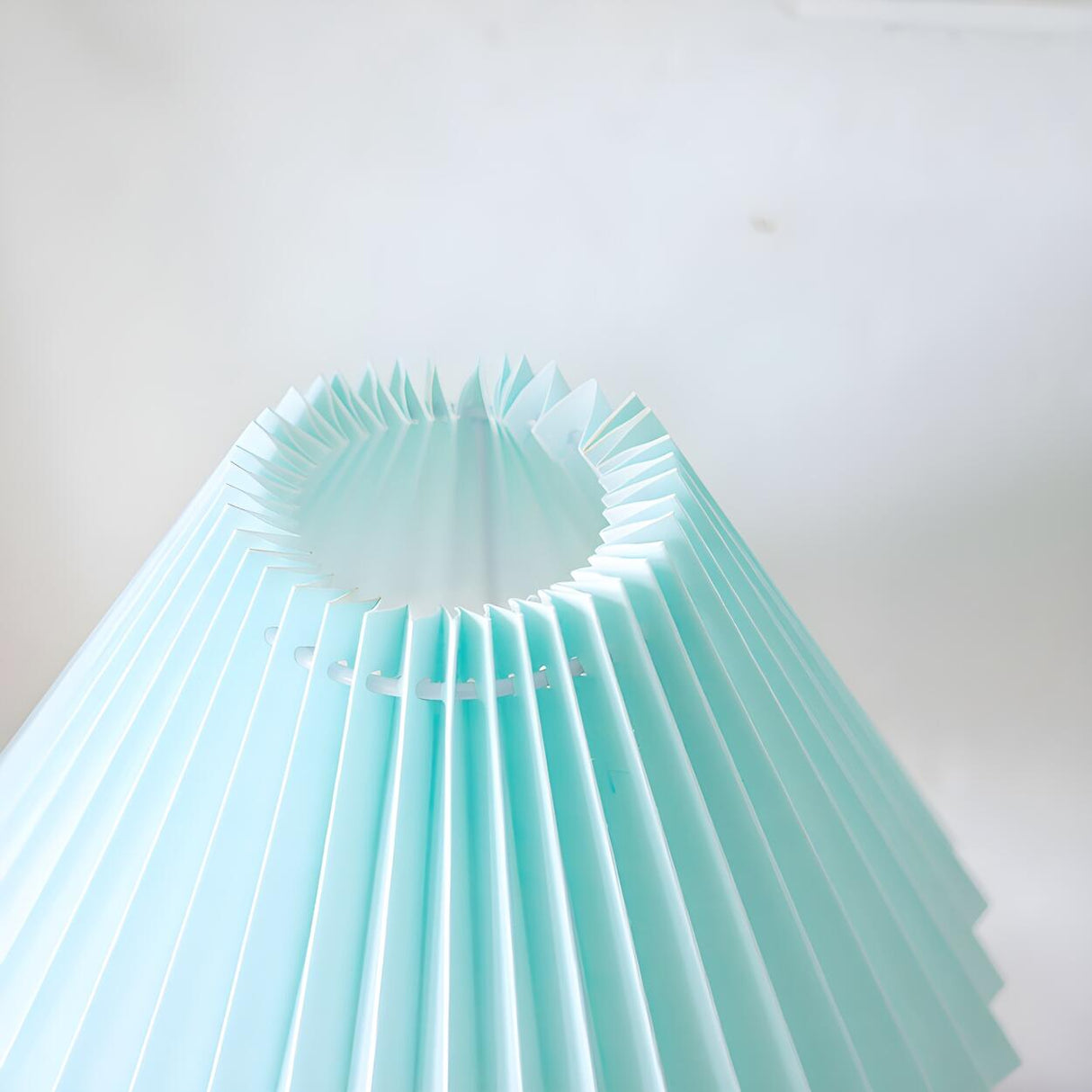 Stylish Pleated Shade Creative Tower Base Table Lamp Image - 12