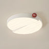 Stylish Rectangle White LED Flush Mount Ceiling Light Image - 10