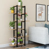 Stylish Rectangle Wood Storage Indoor Plant Stands Image - 4