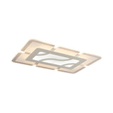 Stylish Rectangular LED Flush Mount Ceiling Light Image - 3