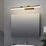 Stylish Silver Rectangular LED Bathroom Vanity Light Image - 11