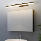 Stylish Silver Rectangular LED Bathroom Vanity Light Image - 5