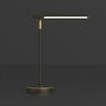 Stylish Simple Gold Linear LED Metal Bedside Table Lamp Image - 7