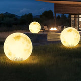 Stylish Simple Moon Globe LED Outdoor Floor Table Lamp Image - 1