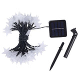 Stylish Star Black Outdoor Christmas String Lights Image - 8