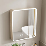 Stylish Swinging Doors Frameless Small Medicine Cabinet Image - 4