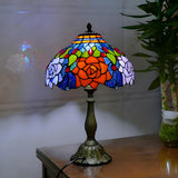 Stylish Tiffany Stained Glass Bedside Decor Table Lamp Image - 13