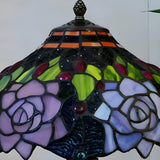 Stylish Tiffany Stained Glass Bedside Decor Table Lamp Image - 23