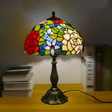 Stylish Tiffany Stained Glass Bedside Decor Table Lamp Image - 28