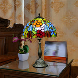 Stylish Tiffany Stained Glass Bedside Decor Table Lamp Image - 5