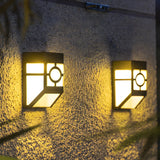 Stylish Trapezoid Black LED Outdoor Ambience Wall Light Image - 4