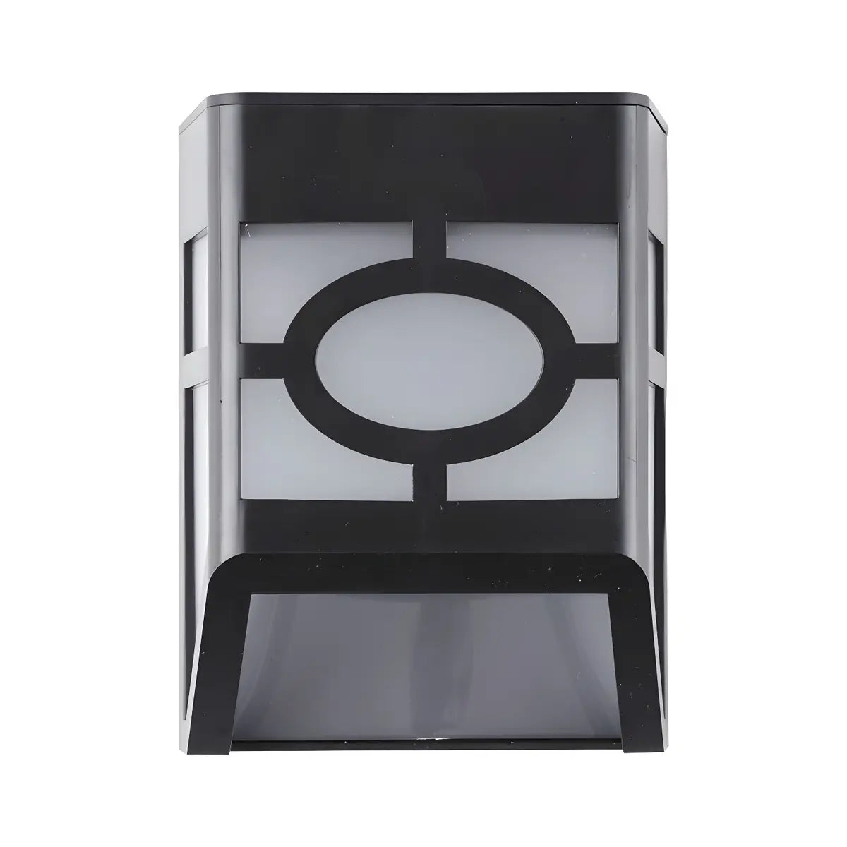 Stylish Trapezoid Black LED Outdoor Ambience Wall Light Image - 6