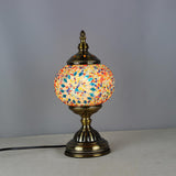 Stylish Turkish Mosaic Stained Glass Stand Table Lamp Image - 2