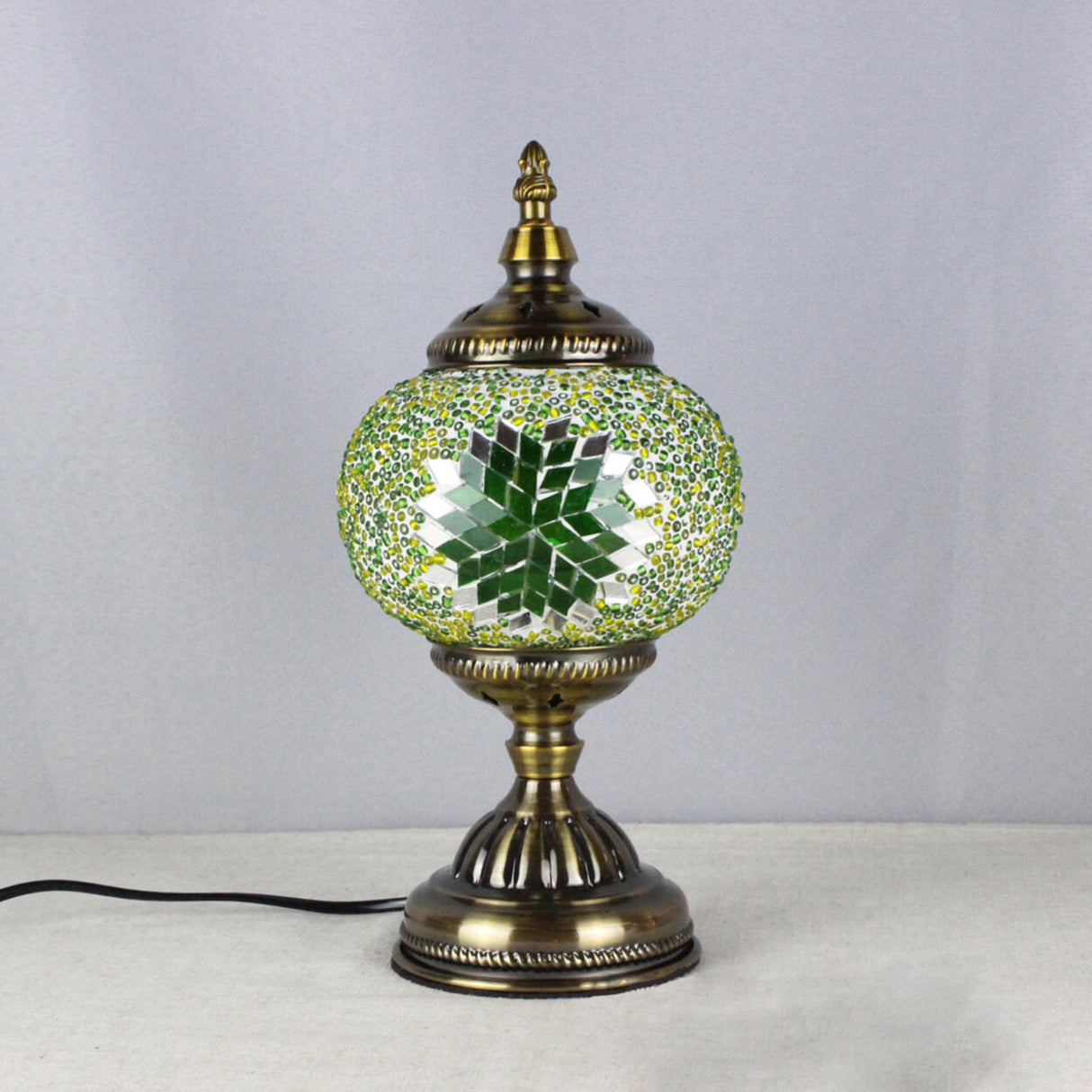 Stylish Turkish Mosaic Stained Glass Stand Table Lamp Image - 7